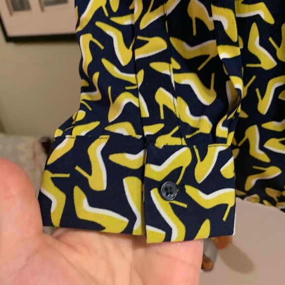 Banana Republic High Heel Print Blouse - Picture 3 of 5
